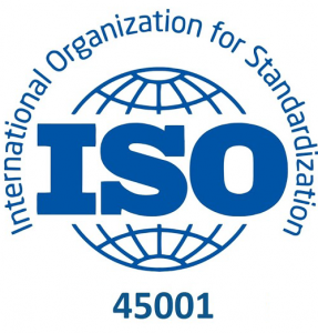 ISO 45001 occupational health and safety management standard logo